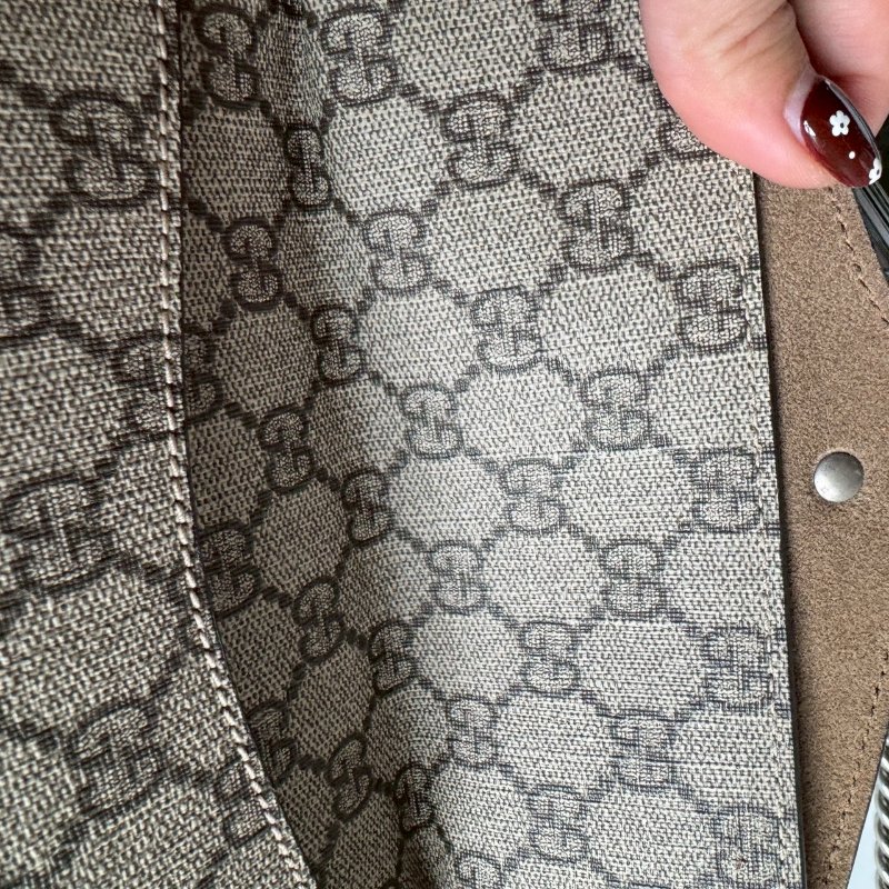 ✨經典款必買 GUCCI 烏木色咖色酒神包-14