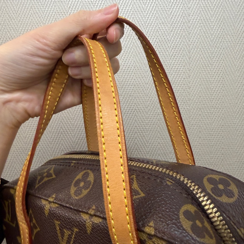 LV 原花Spontini金釦手提斜背豆腐包M47500-2