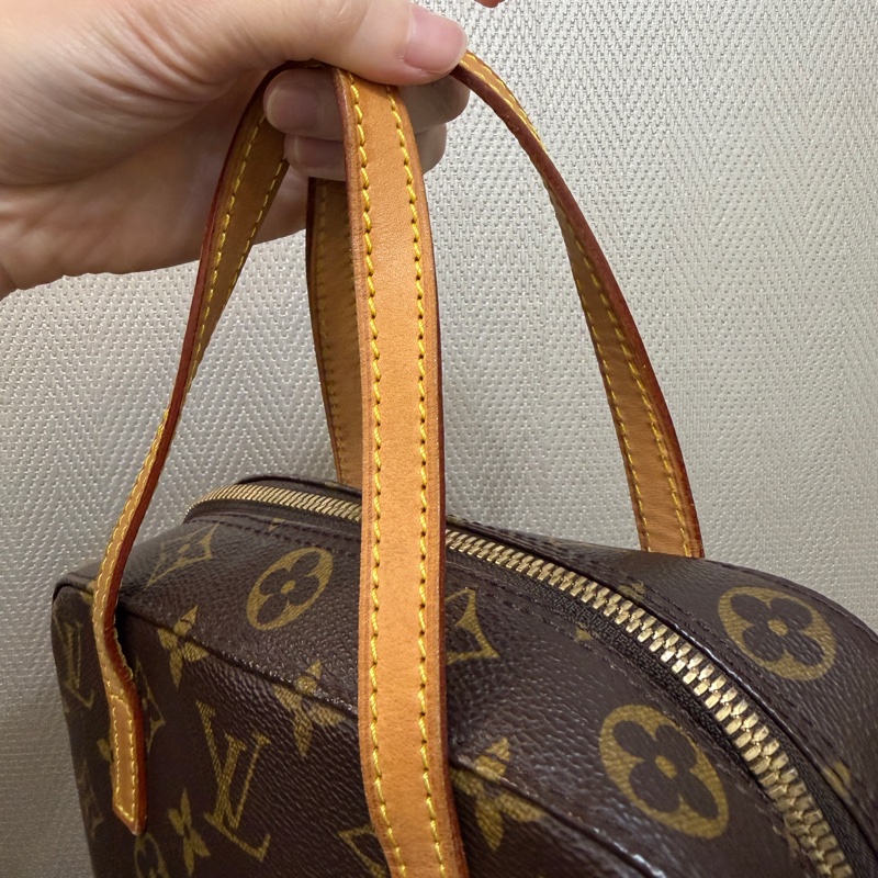 LV 原花Spontini金釦手提斜背豆腐包M47500-9