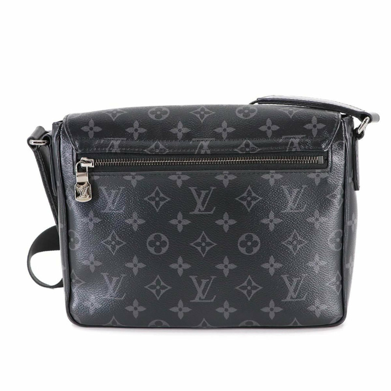 路易威登 (Louis Vuitton) Monogram Eclipse District PM NV3 黑色肩背包 M46255 RFID-1