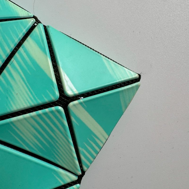 🥰外出隨手帶 Issey Miyake BAO BAO Tiffany綠藍幾何圖6x6手提包-7