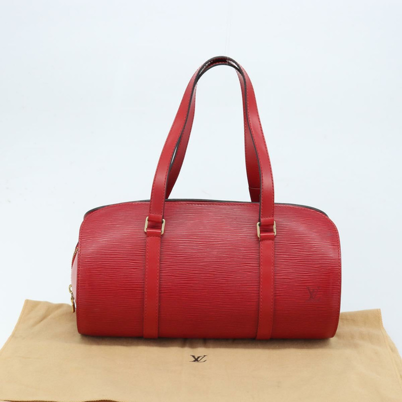 【日本直送】路易威登 Epi Soufflot 手提包紅色 M52227 LV 正品 ARZ055V-11