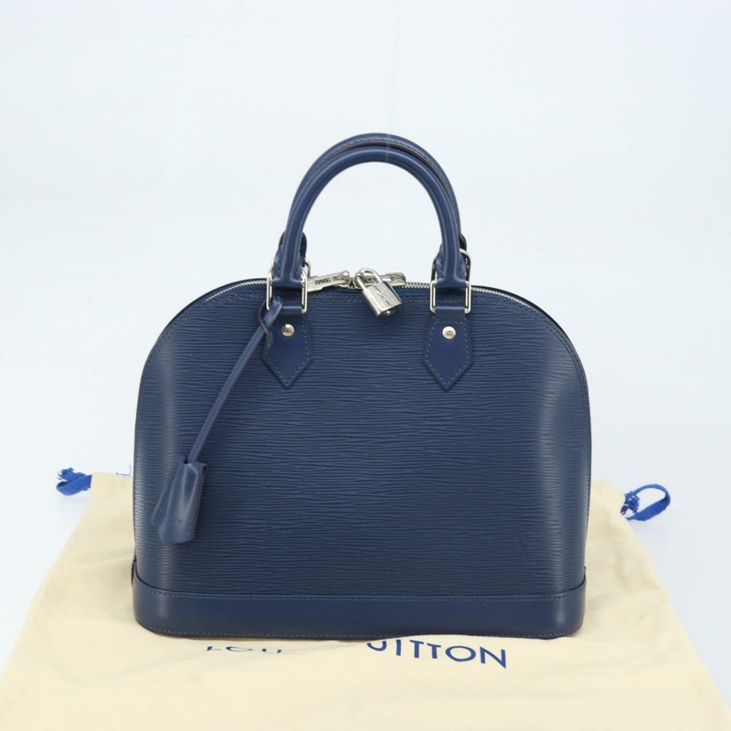 【日本直送】路易威登 Epi Alma PM 手提包 靛藍色 M40620 LV 正品 172369SAV-11
