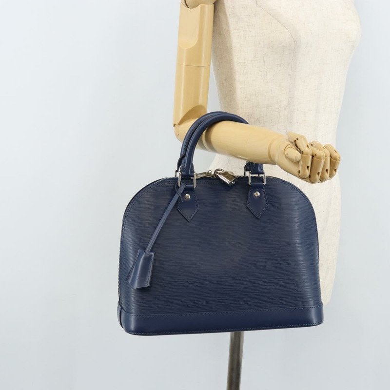 【日本直送】路易威登 Epi Alma PM 手提包 靛藍色 M40620 LV 正品 172369SAV-22