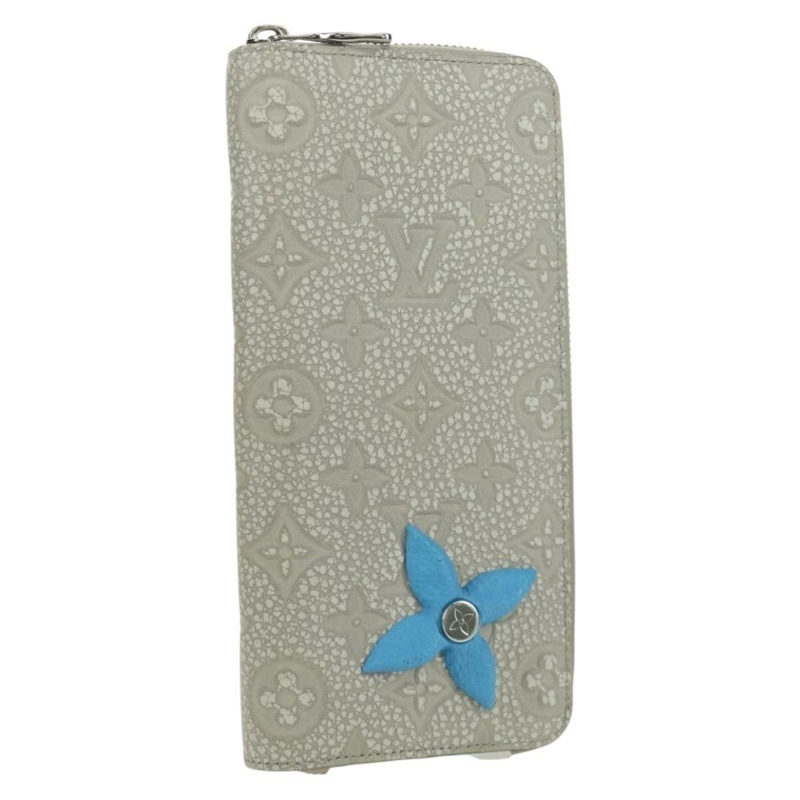 【日本直送】路易威登 Taurillon Climbing Zippy 錢包 直式款式 象牙色 M81573 正品 172432SAM-0