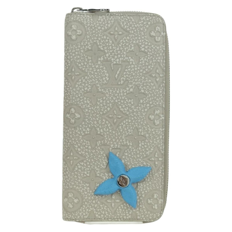 【日本直送】路易威登 Taurillon Climbing Zippy 錢包 直式款式 象牙色 M81573 正品 172432SAM-12