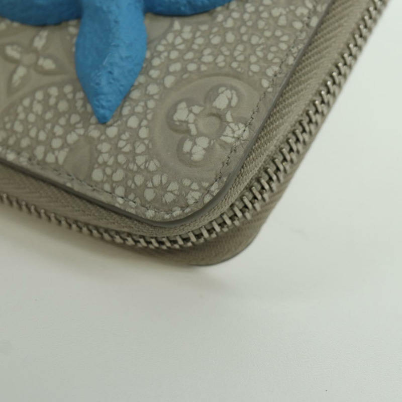 【日本直送】路易威登 Taurillon Climbing Zippy 錢包 直式款式 象牙色 M81573 正品 172432SAM-13