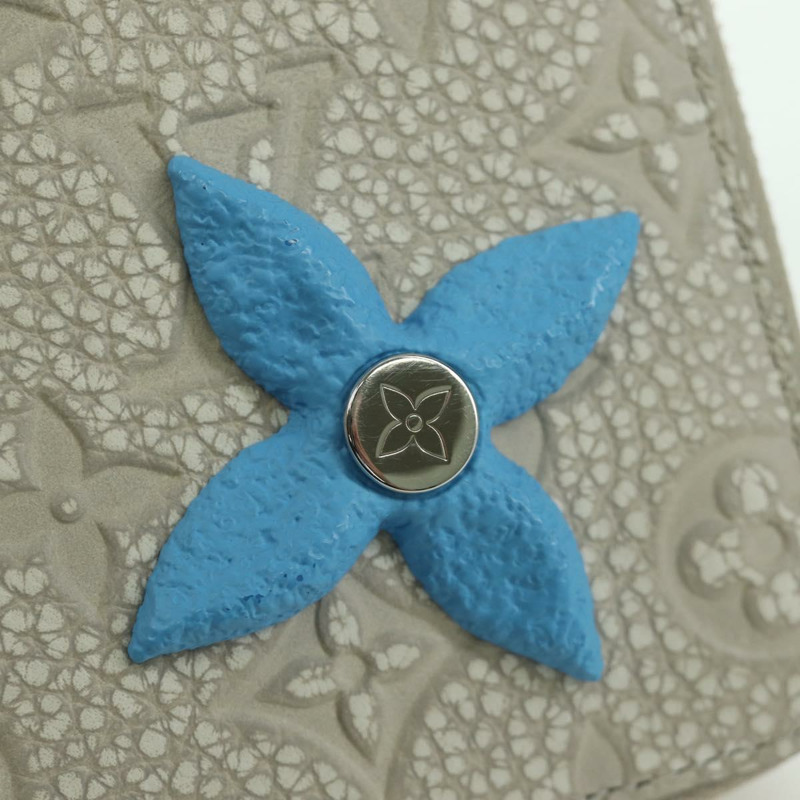 【日本直送】路易威登 Taurillon Climbing Zippy 錢包 直式款式 象牙色 M81573 正品 172432SAM-16