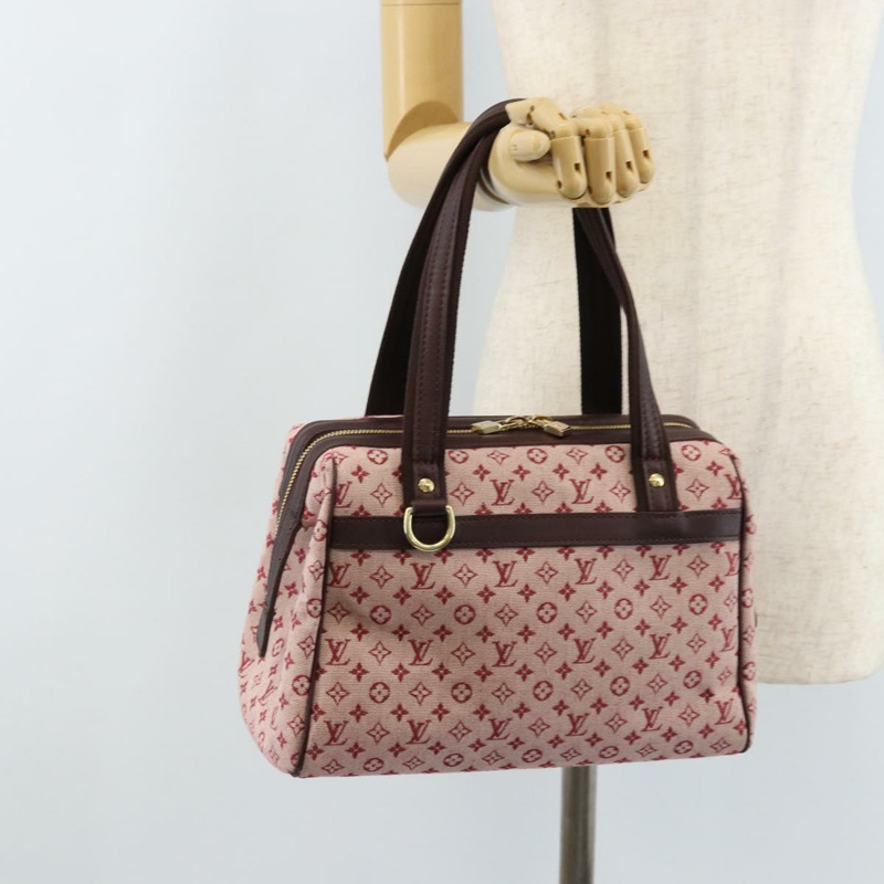 【日本直送】路易威登 Monogram Mini Josephine PM 手提包 紅色 M92216 LV 正品 ep13607V-24
