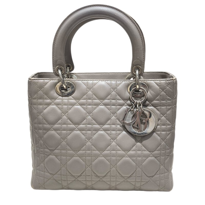 DIOR 迪奧 LADY DIOR 中號 CAL44551 灰色-1