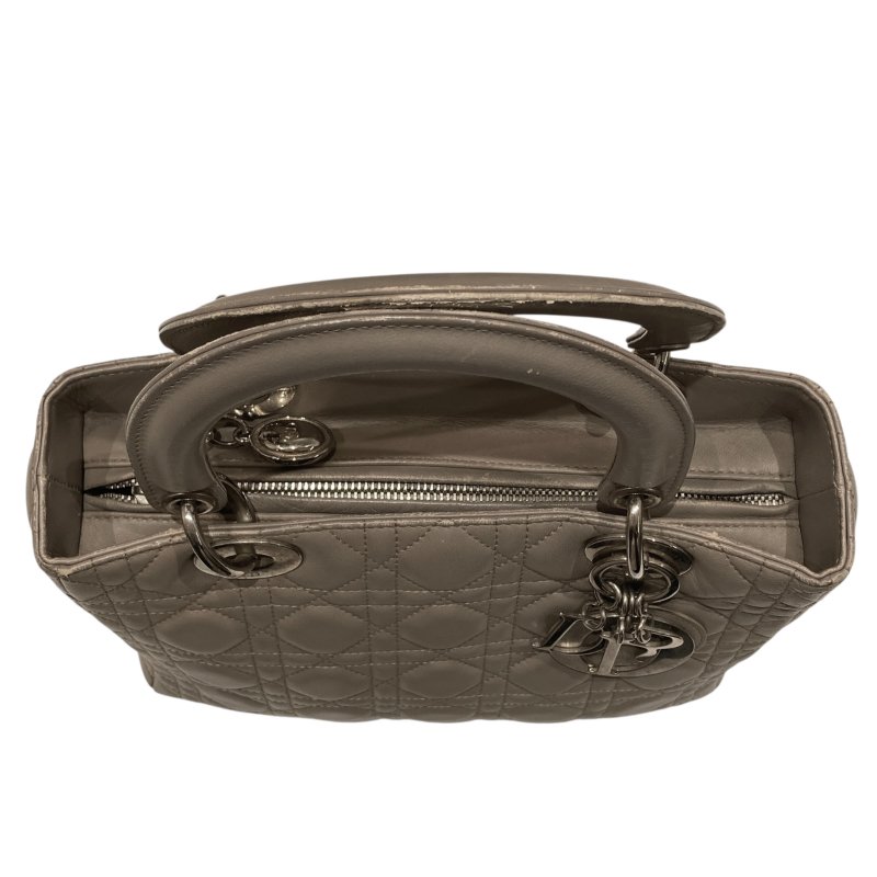 DIOR 迪奧 LADY DIOR 中號 CAL44551 灰色-5