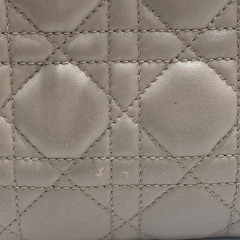 DIOR 迪奧 LADY DIOR 中號 CAL44551 灰色-12