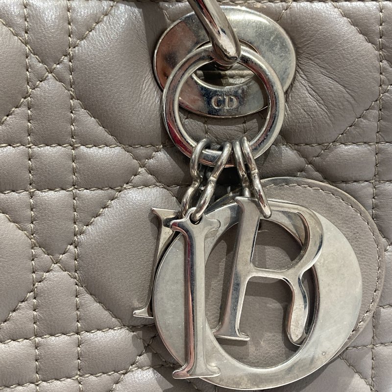 DIOR 迪奧 LADY DIOR 中號 CAL44551 灰色-14