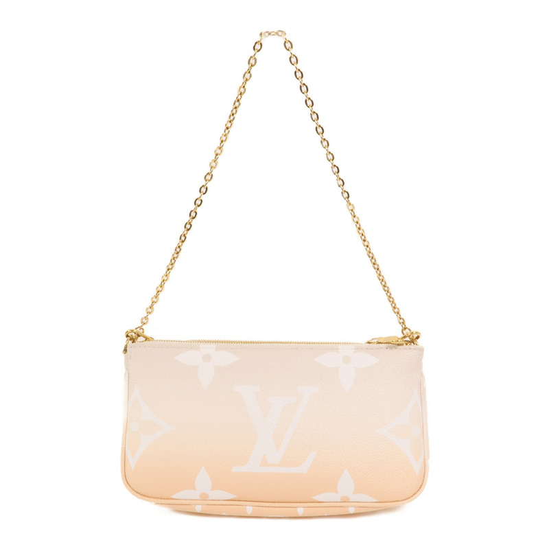 LOUIS VUITTON Monogram Giant Multi Pochette Accessoires金扣手挽肩背兩用袋-1