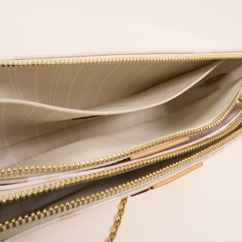 LOUIS VUITTON Monogram Giant Multi Pochette Accessoires金扣手挽肩背兩用袋-4