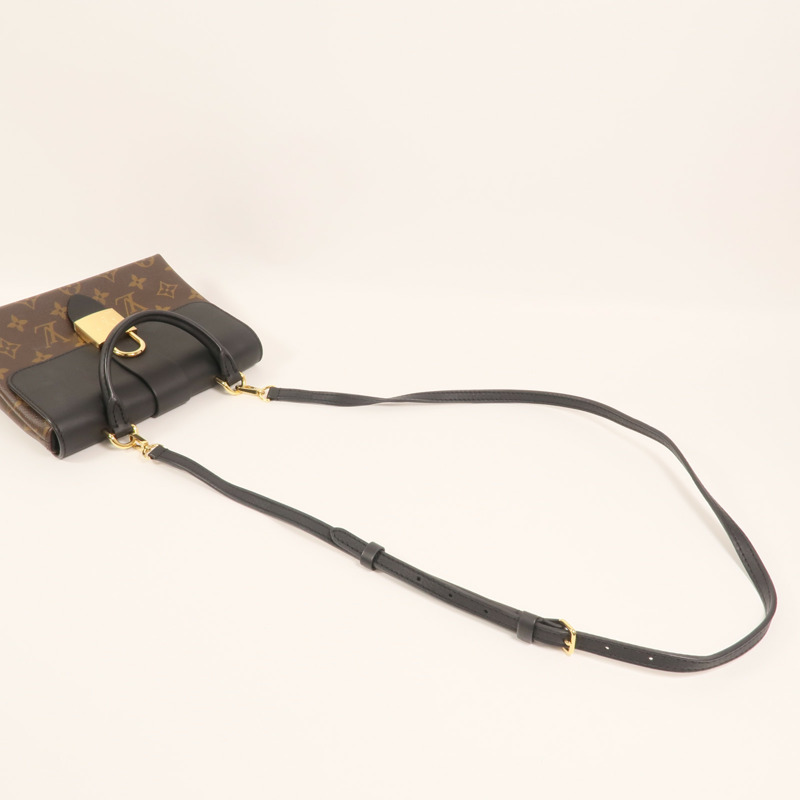 LOUIS VUITTON Monogram Locky BB金扣手挽肩背兩用袋-7