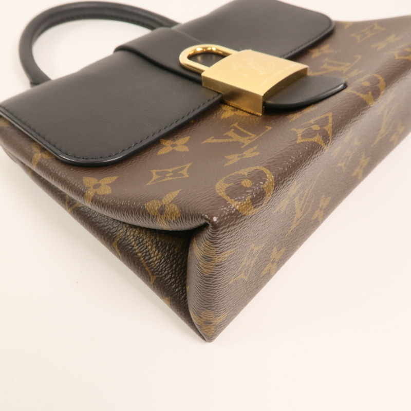 LOUIS VUITTON Monogram Locky BB金扣手挽肩背兩用袋-10
