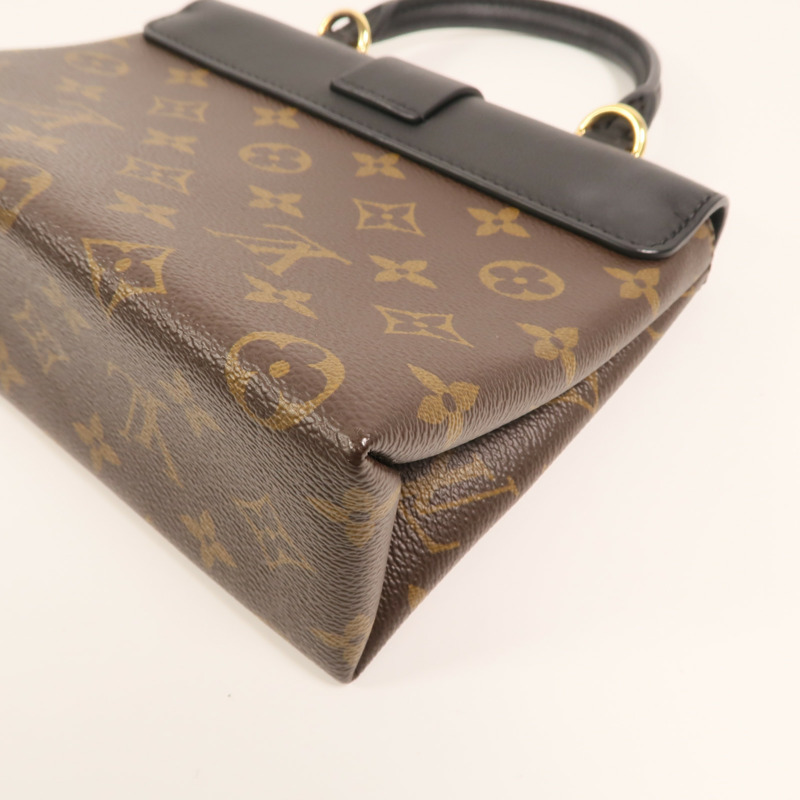 LOUIS VUITTON Monogram Locky BB金扣手挽肩背兩用袋-11