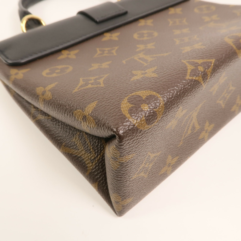LOUIS VUITTON Monogram Locky BB金扣手挽肩背兩用袋-12