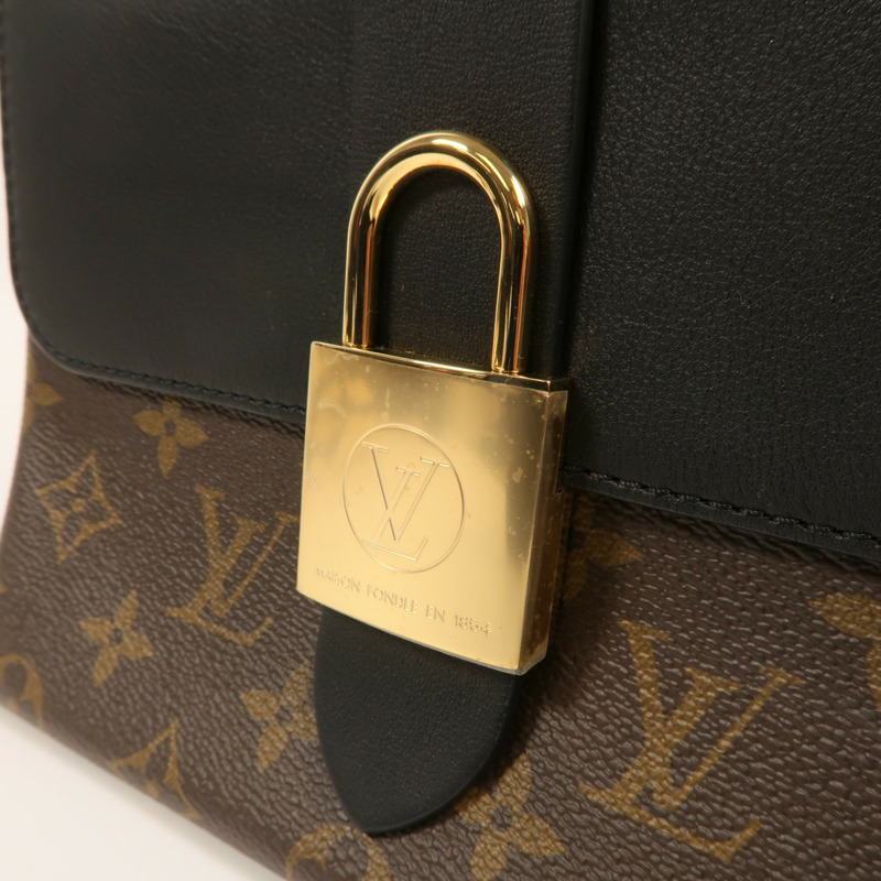 LOUIS VUITTON Monogram Locky BB金扣手挽肩背兩用袋-13