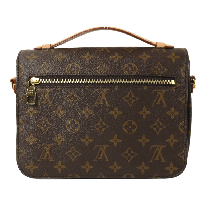 LOUIS VUITTON Monogram Pochette Metis MM金扣手挽肩背兩用袋-1