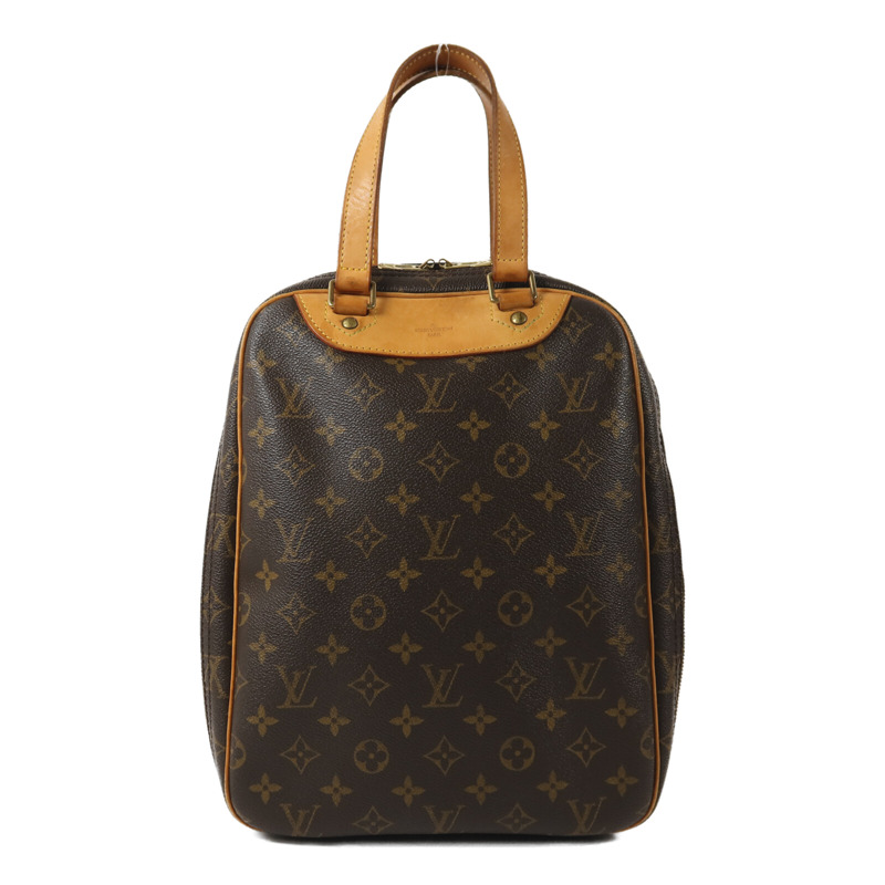 LOUIS VUITTON Monogram Excursion Shoe Case金扣手挽袋-0