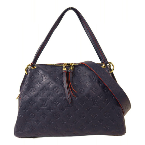 LOUIS VUITTON Monogram Empreinte Ponthieu PM金扣手挽肩背兩用袋