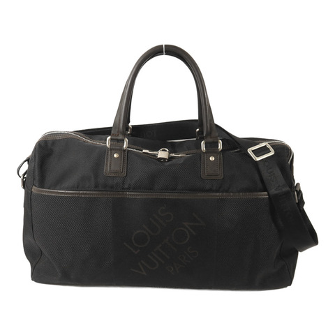 LOUIS VUITTON Damier Geant Albatross銀扣手挽肩背兩用袋