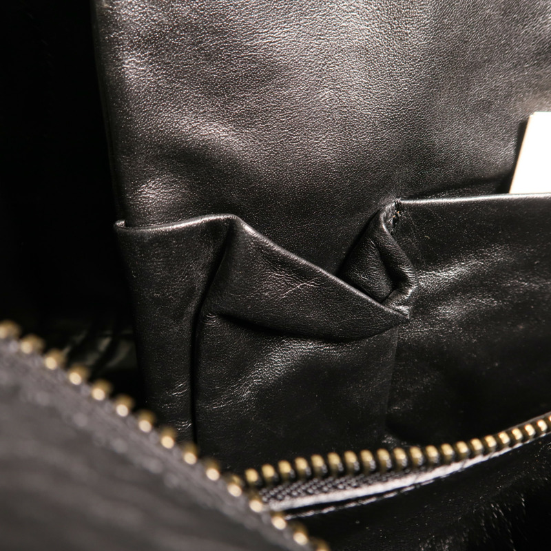 CELINE 牛皮/麂皮皮革Medium Luggage金扣手挽袋-14