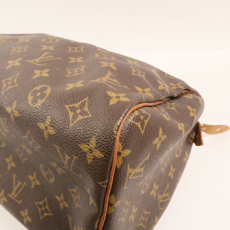 LOUIS VUITTON Monogram Speedy 30金扣手挽袋-8