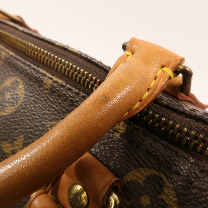 LOUIS VUITTON Monogram Speedy 30金扣手挽袋-12