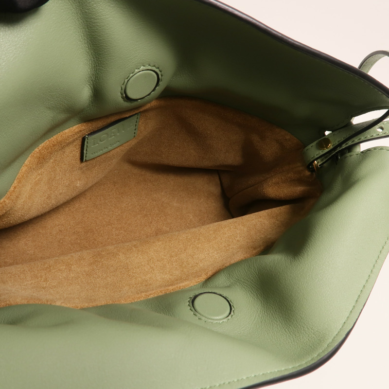 LOEWE 牛皮皮革Mini Flamenco金扣肩背袋-4