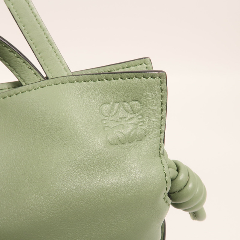 LOEWE 牛皮皮革Mini Flamenco金扣肩背袋-12