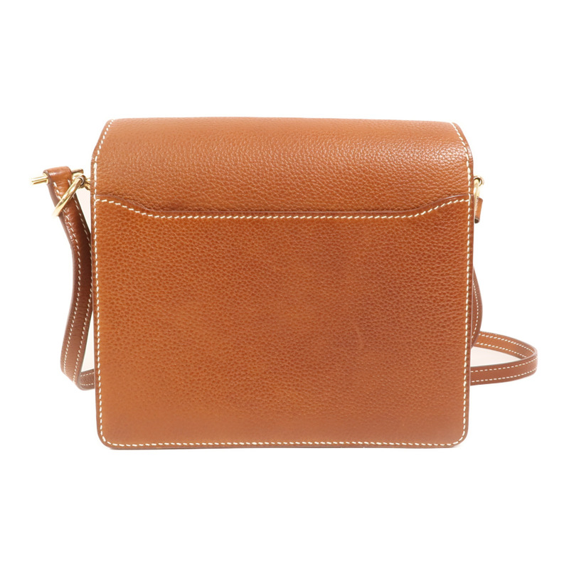 HERMES Barenia皮革Mini Roulis金扣肩背袋Gold-1