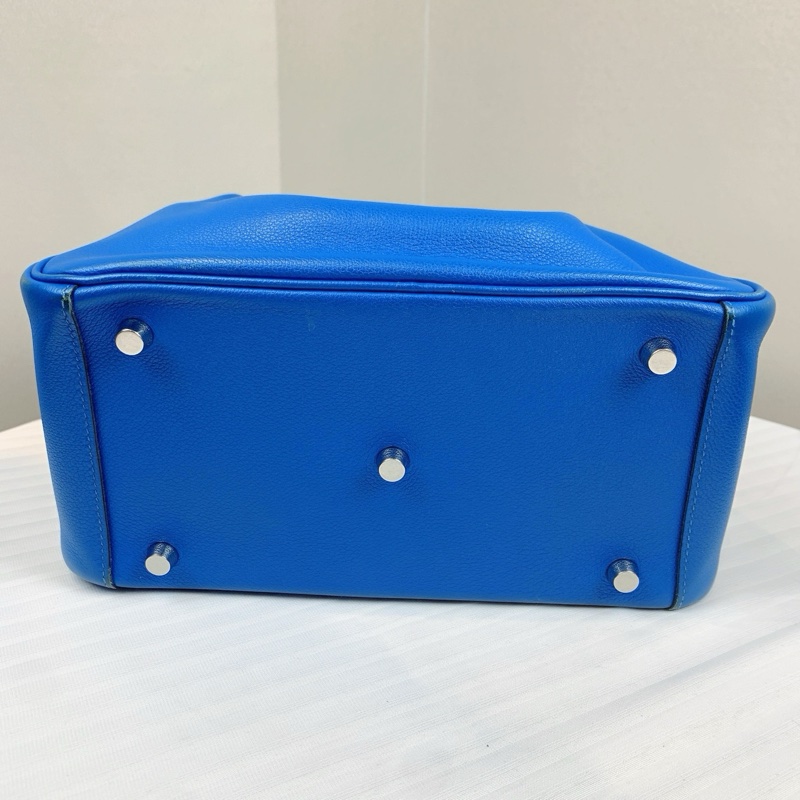 愛馬仕/Hermes Lindy 藍色  萬用配搭 尺寸：26*13*18-2