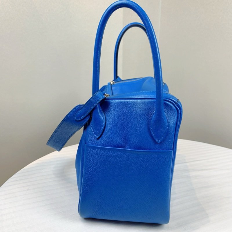 愛馬仕/Hermes Lindy 藍色  萬用配搭 尺寸：26*13*18-5