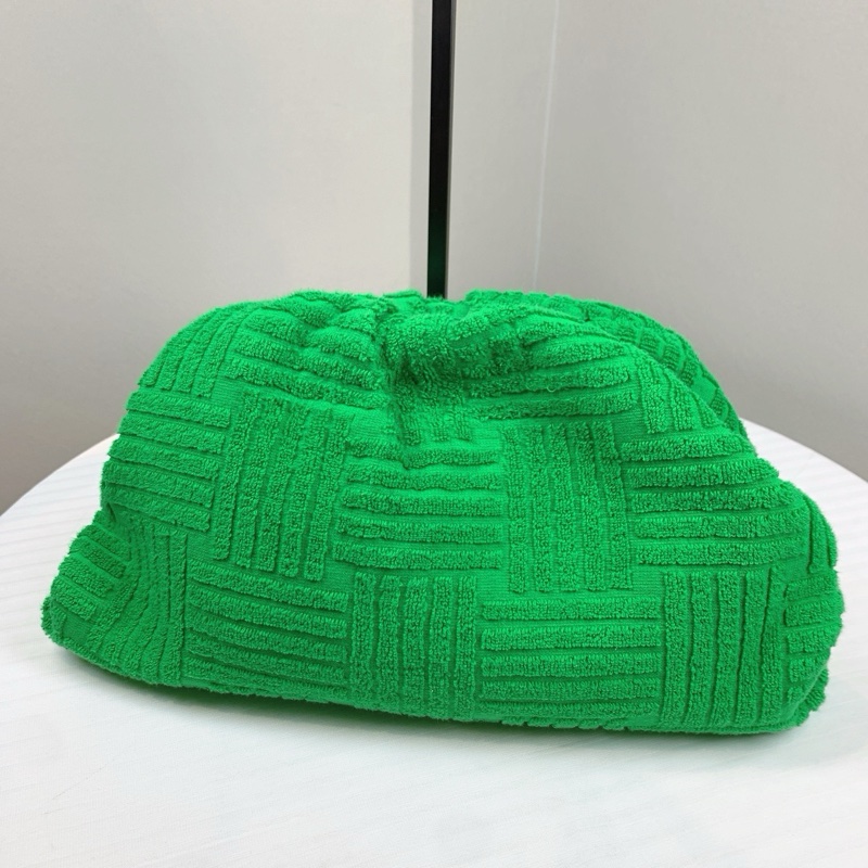 葆蝶家/Bottega Veneta 型格綠色毛巾袋 37*8*22 沒有配件-0