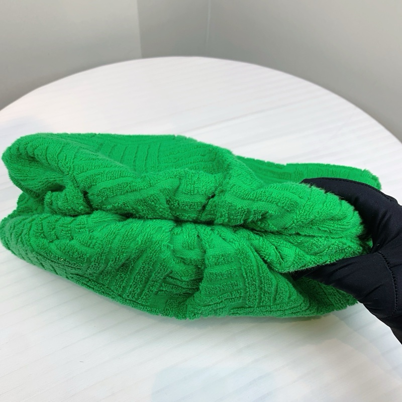 葆蝶家/Bottega Veneta 型格綠色毛巾袋 37*8*22 沒有配件-3