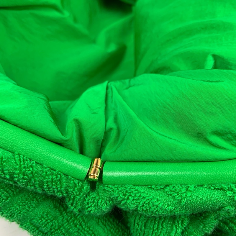 葆蝶家/Bottega Veneta 型格綠色毛巾袋 37*8*22 沒有配件-6