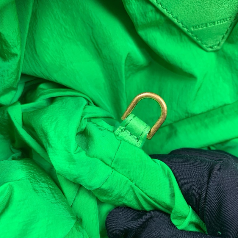 葆蝶家/Bottega Veneta 型格綠色毛巾袋 37*8*22 沒有配件-7