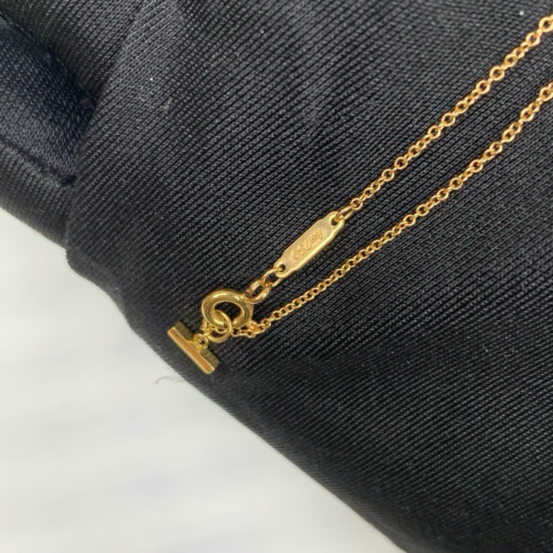 Tiffany & Co 金色頸鏈 微笑頸鏈 容易配搭 日常可用-4