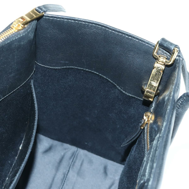 【日本直送】Miu Miu 皮革雙肩包 黑色金色 正品 am10909V-24