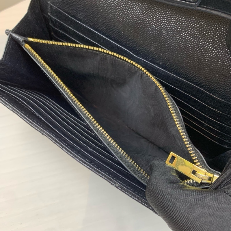 聖羅蘭/Saint laurent 黑牛皮魚子醬金扣信款袋 金色鏈條 實用性很高 型格路線 牛皮革-8