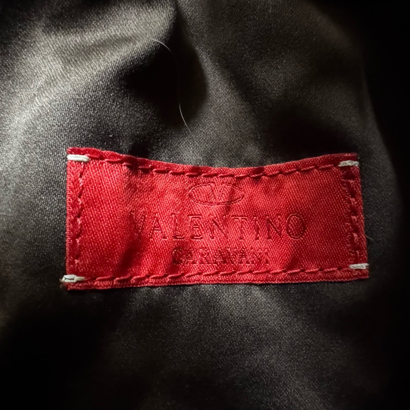 VALENTINO白色毛絨單肩包-8