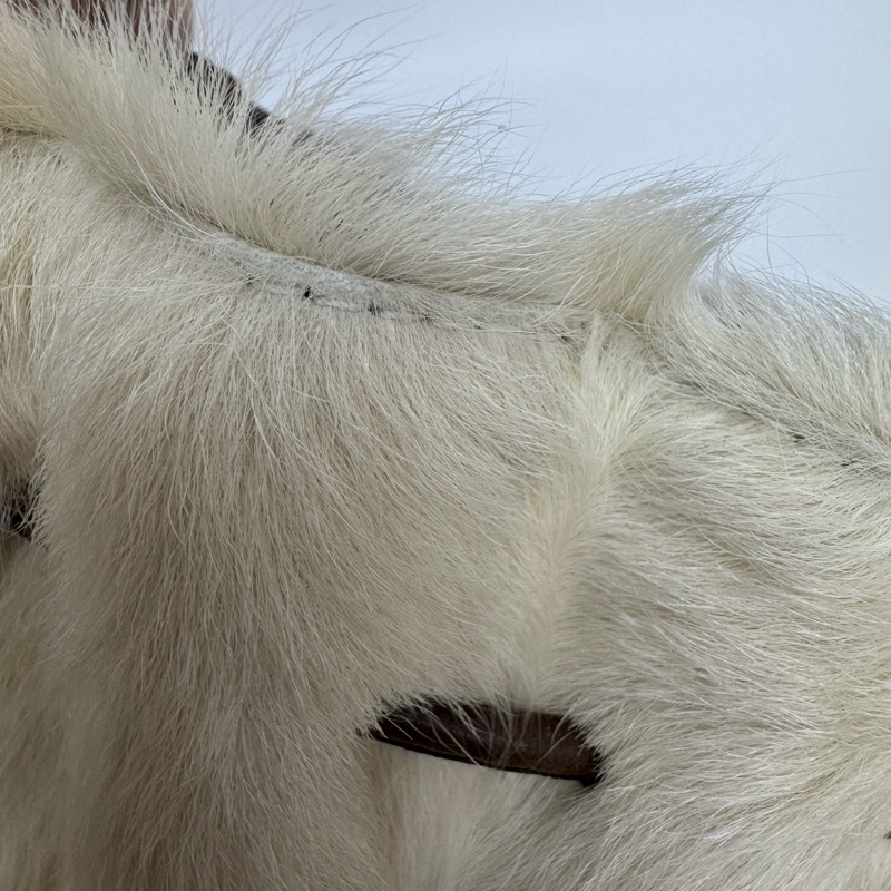 VALENTINO白色毛絨單肩包-23