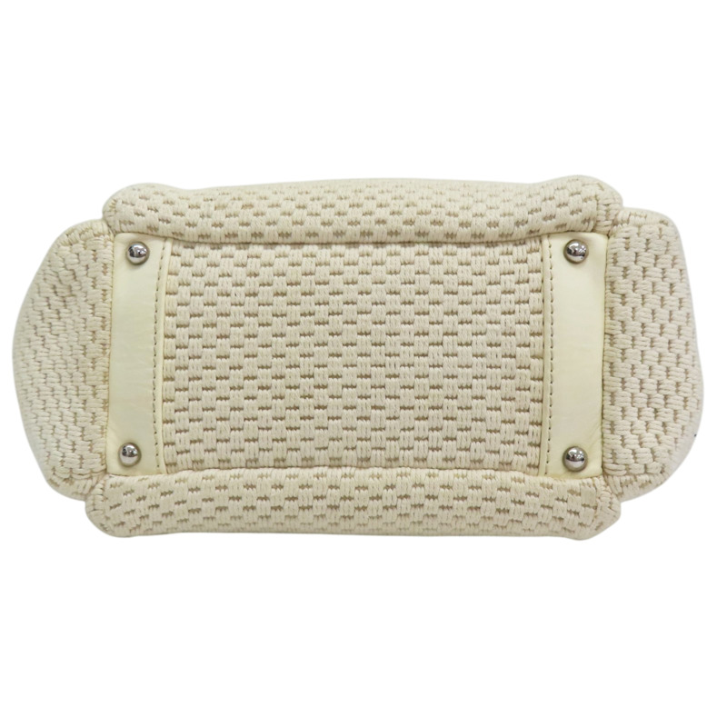 米黃色 帆布 LAX Accordion 肩背包【CHANEL 香奈兒】-3