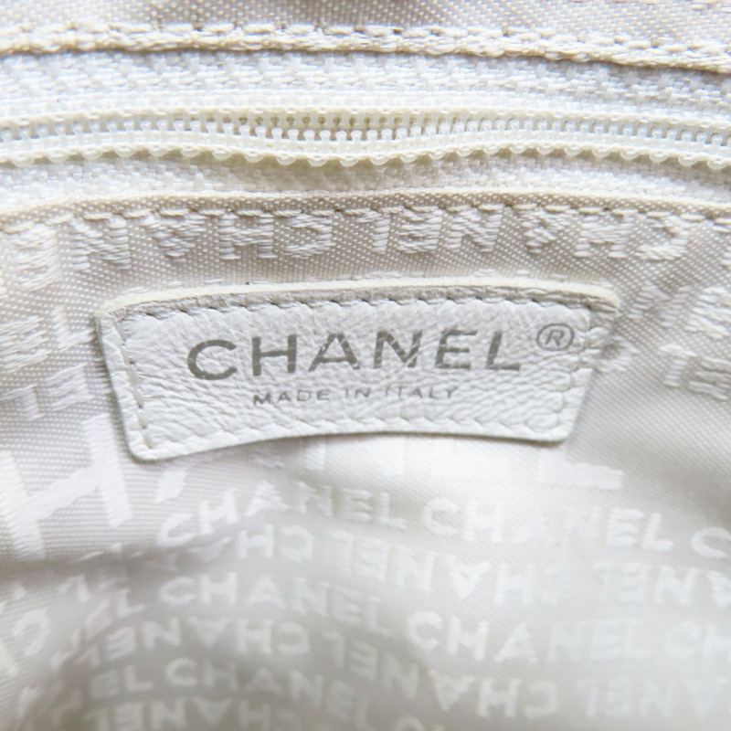 米黃色 帆布 LAX Accordion 肩背包【CHANEL 香奈兒】-7