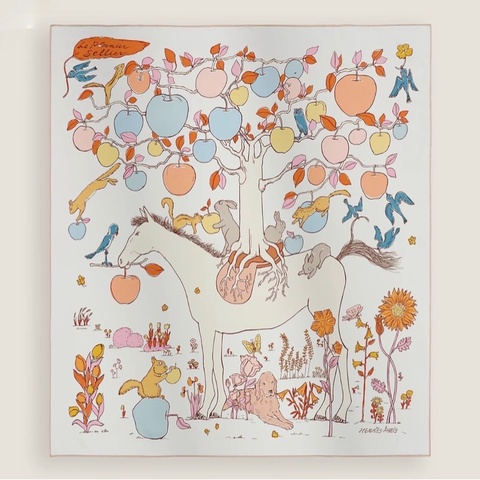 💖Hermes 90x90 絲巾 全新💖 馬上結果實