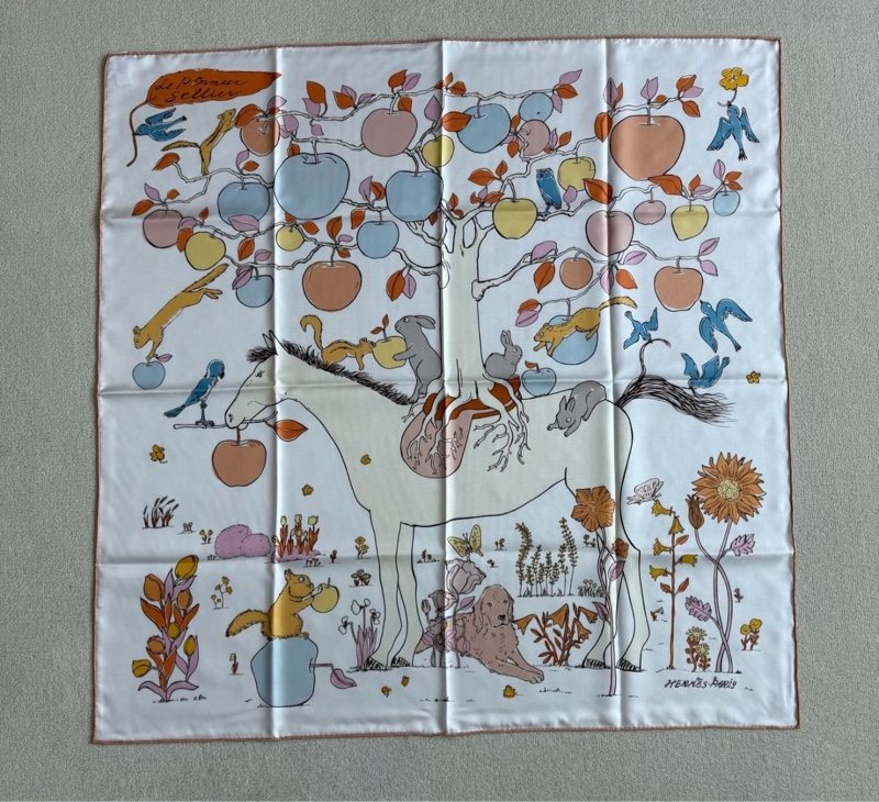💖Hermes 90x90 絲巾 全新💖 馬上結果實-1