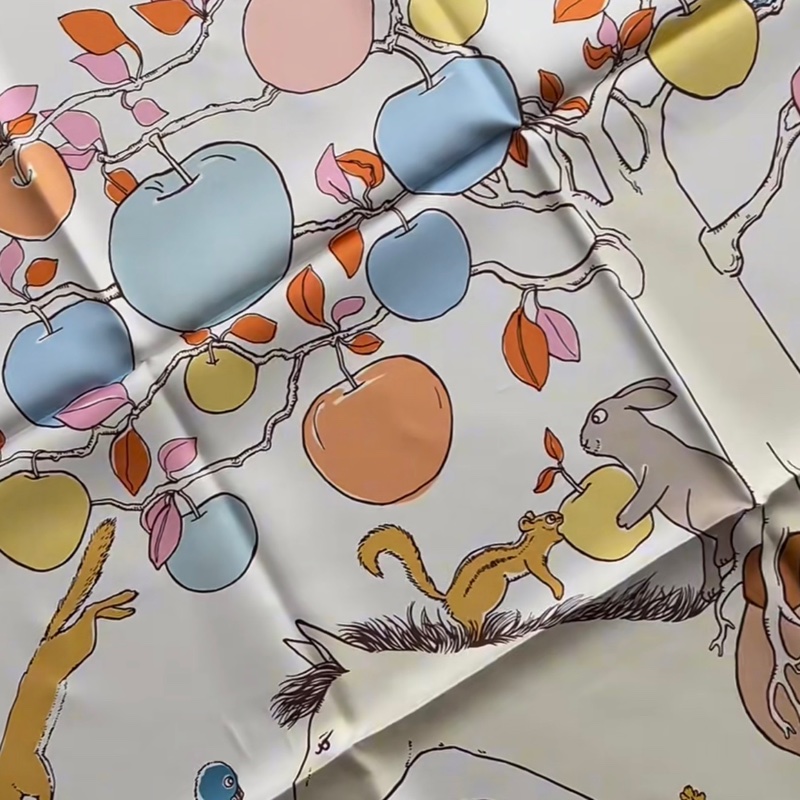 💖Hermes 90x90 絲巾 全新💖 馬上結果實-4